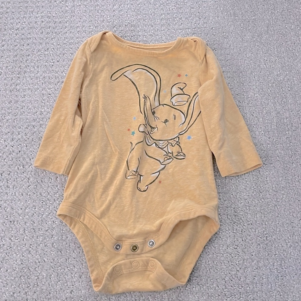 Dumbo Disney jumping beans 6M Onesie